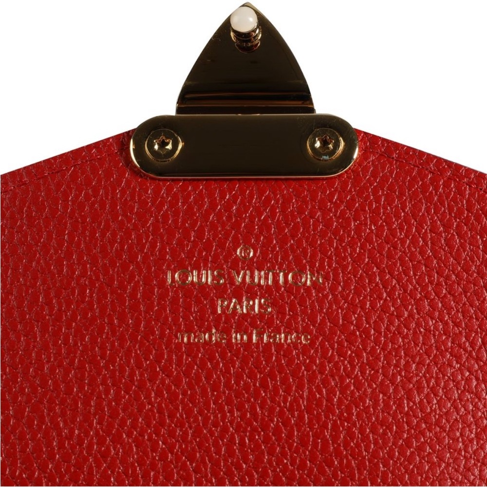 Full Inclusion Louis Vuitton Pallas Wallet Monogram & Cerise Red Leather - EUC - Picture 7 of 14